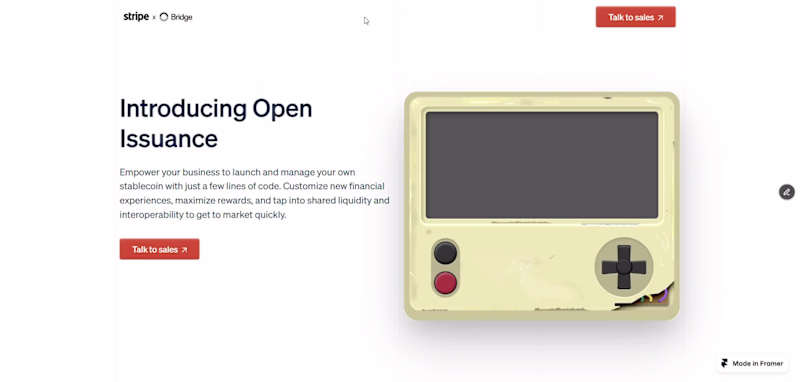 Cover image for Interactive style of website https://openissuance.framer.web...