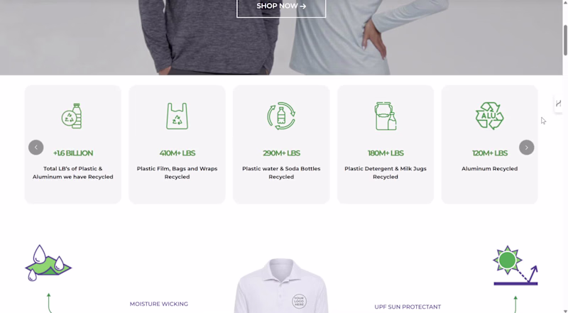 Cover image for Shopify Website: Champions For GREEN