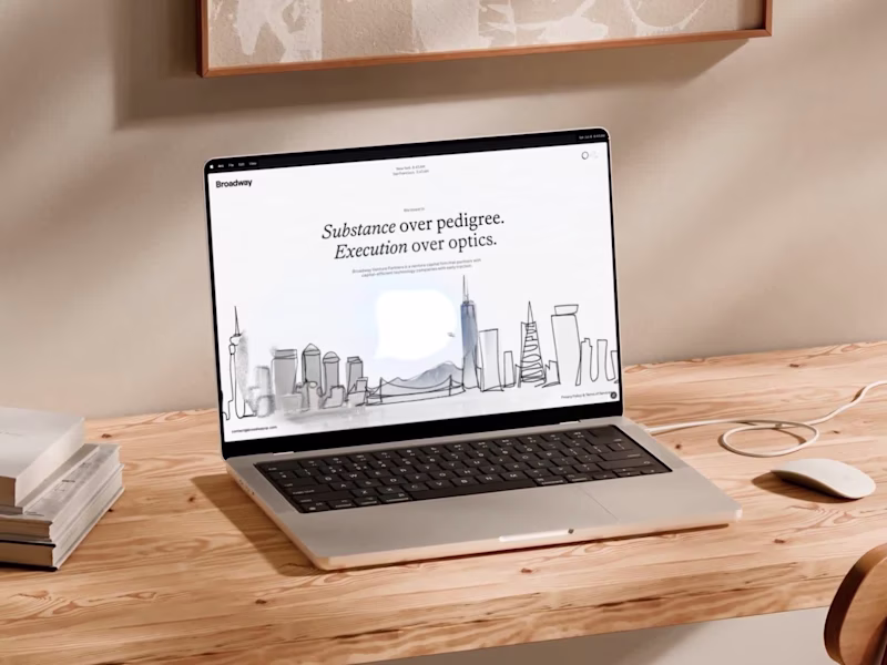Cover image for Broadway Venture Partners Interactive Web Design