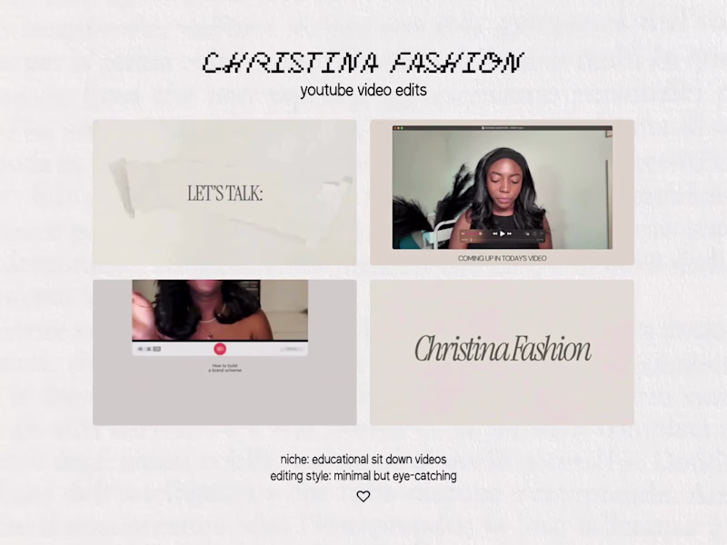 Cover image for Chic, Brand-Led Editing for Educational YouTube Videos