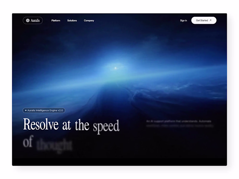 Cover image for Designed a modern AI Customer
