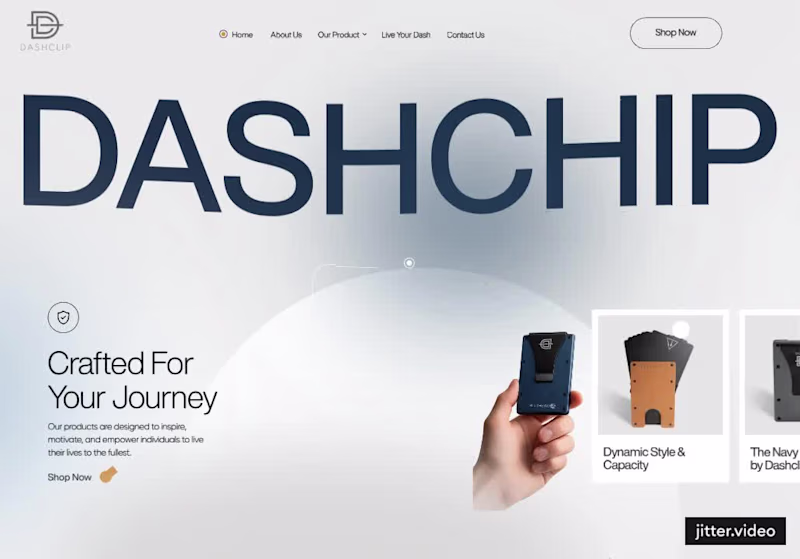 Cover image for DashClip Shopify Store Redesign