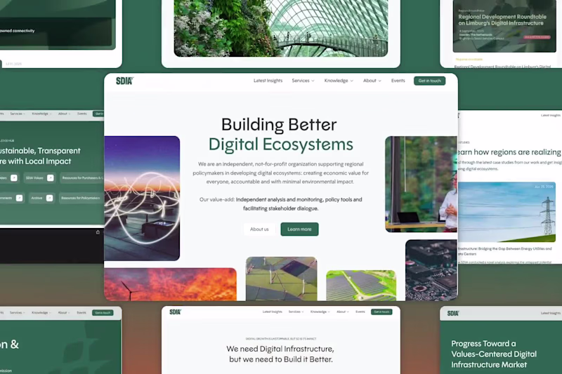 Cover image for SDIA — Building better digital infrastructures