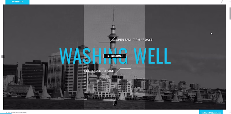 Cover image for Responsive Laundromat Website