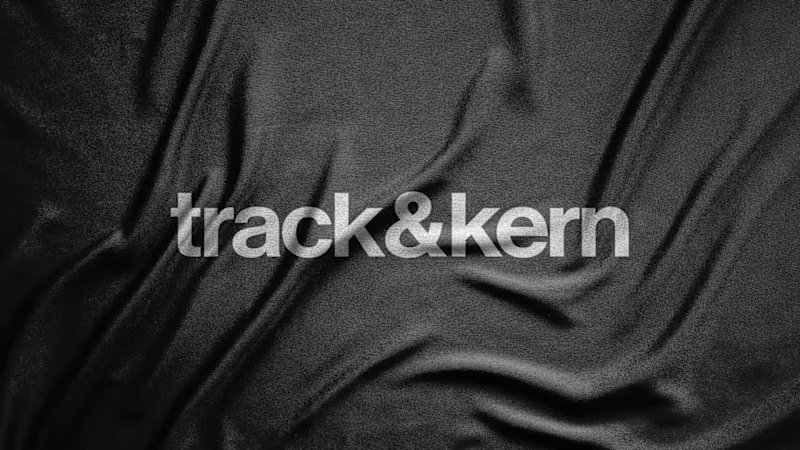 Cover image for track&kern studio branding + application