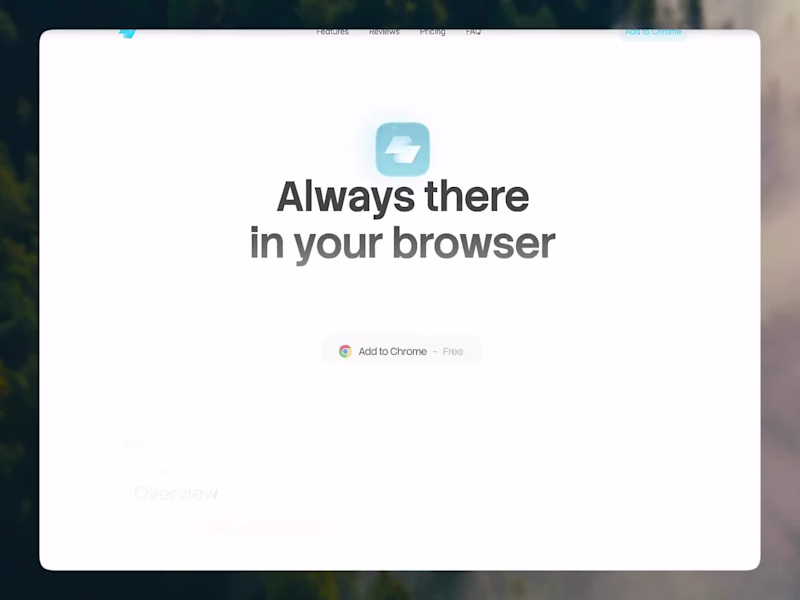Cover image for Chrom - Premium Landing Page Template for Chrome Extensions