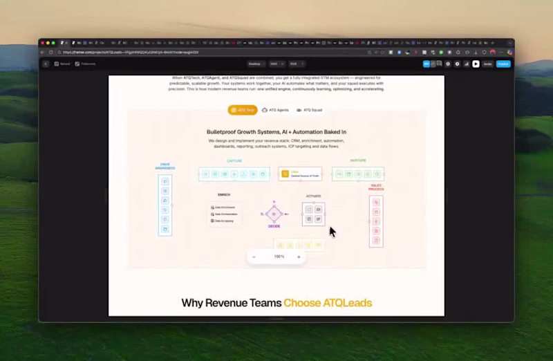 Cover image for Build this awesome interactive diagram section in @framer (h...