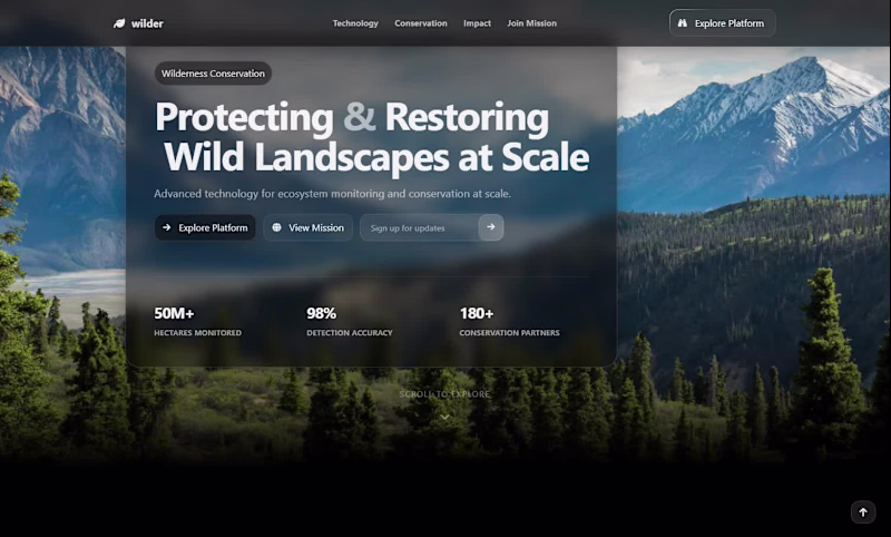 Cover image for Wilder Conservation is a demo