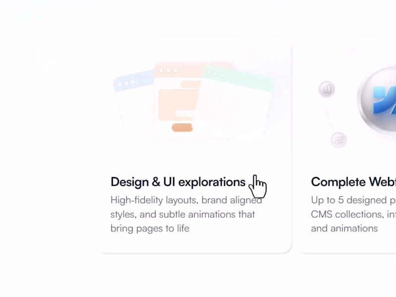 Cover image for Animated UI cards using GSAP and Lottie