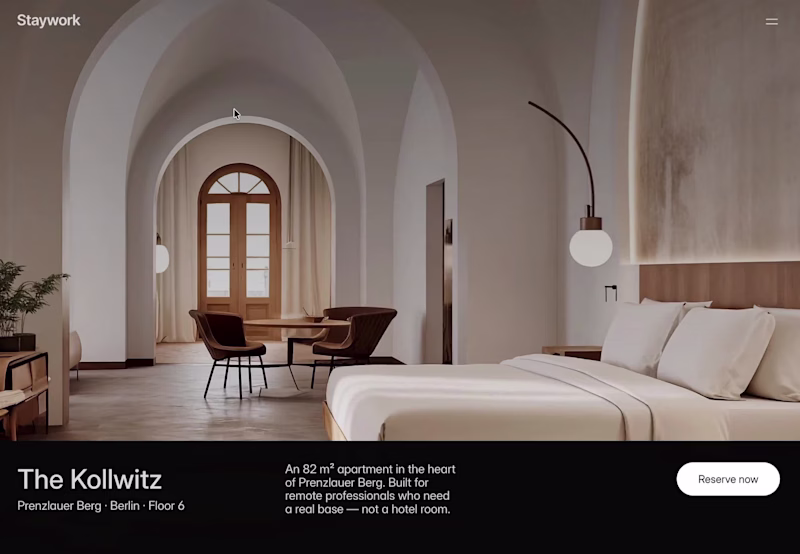 Cover image for New website for Staywork, a