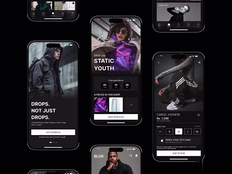 Cover image for BLOK: Streetwear App UX Design