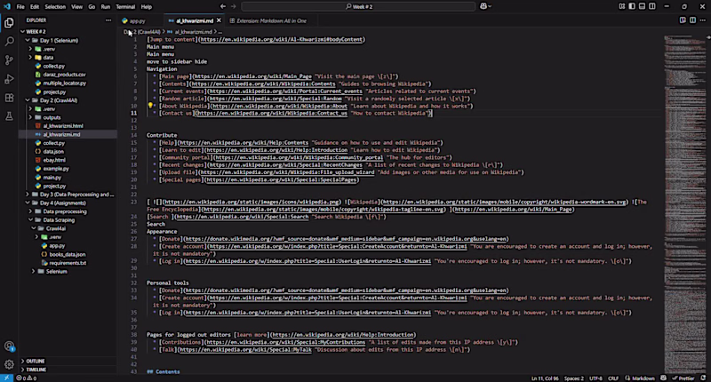 Cover image for Wikipedia Scraper: Data to Markdown