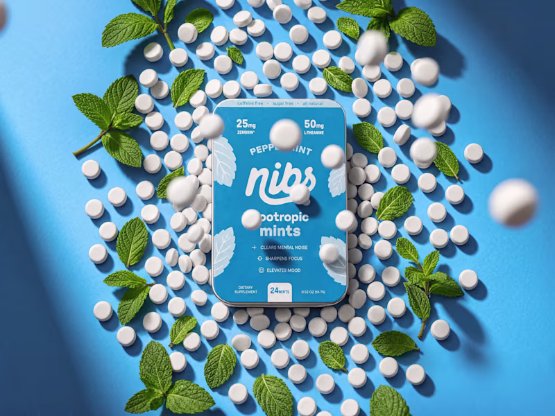 Cover image for Nibs Mints | Nootropic Mints Brand