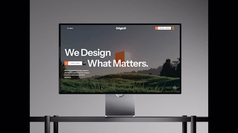 Cover image for Origin is a bold, conversion-focused Framer template for age...