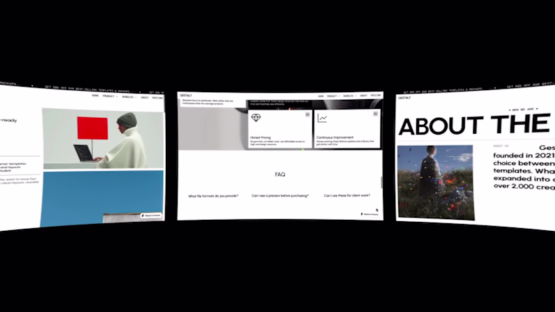 Cover image for Gestalt is a Framer template