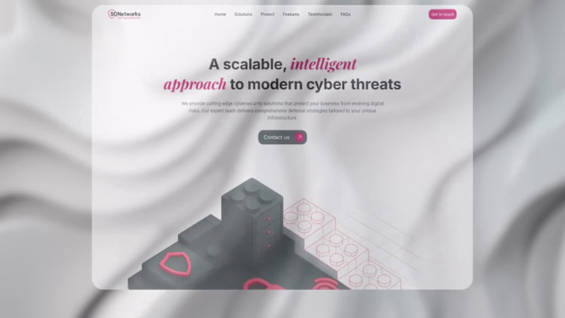 Cover image for SQNetworks Website Redesign for clarity & conversion