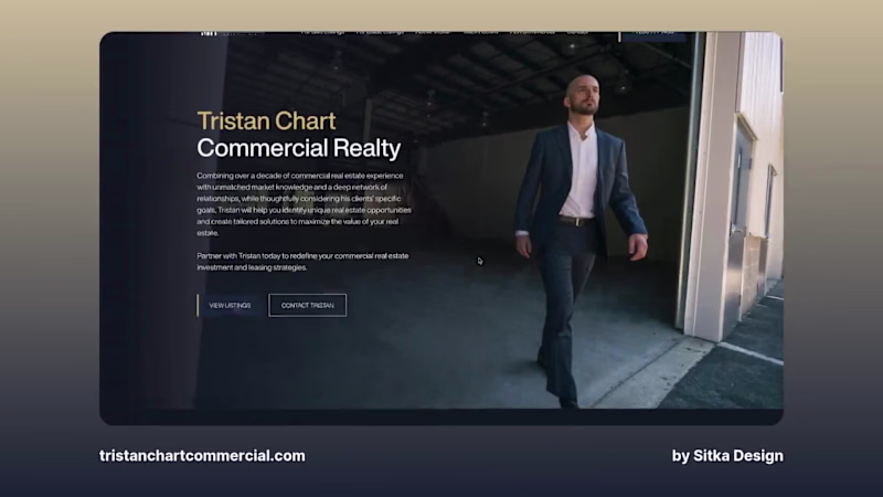 Cover image for Webflow Commercial Real Estate Website - Design, Dev, SEO