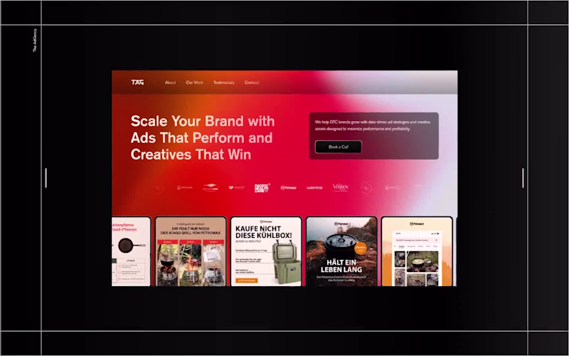 Cover image for The AdGency • Bold Redesign & Framer Build