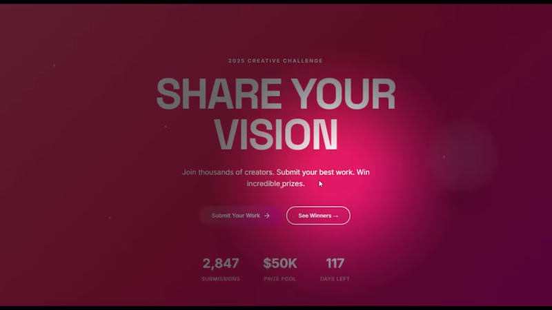 Cover image for What if a landing page could respond to your every move? 🤔 ...