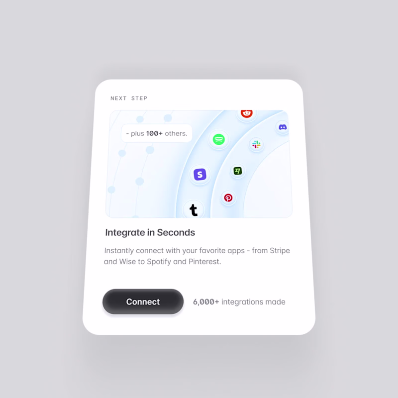 Cover image for Card component highlighting seamless connectivity - with a b...