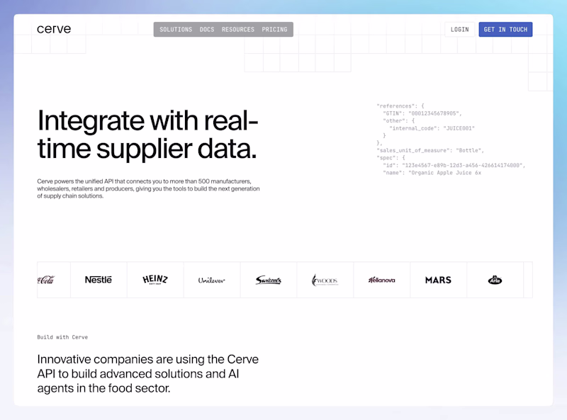 Cover image for Framer Development for Cerve