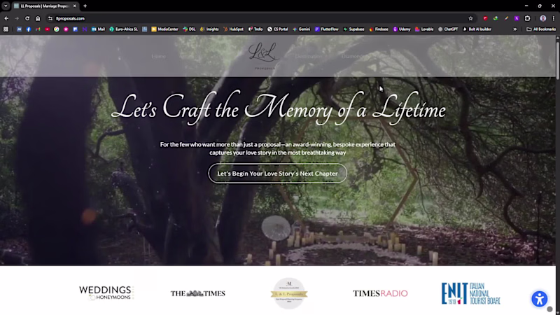 Cover image for Developed an elegant, high-end website for LL Proposals, spe...
