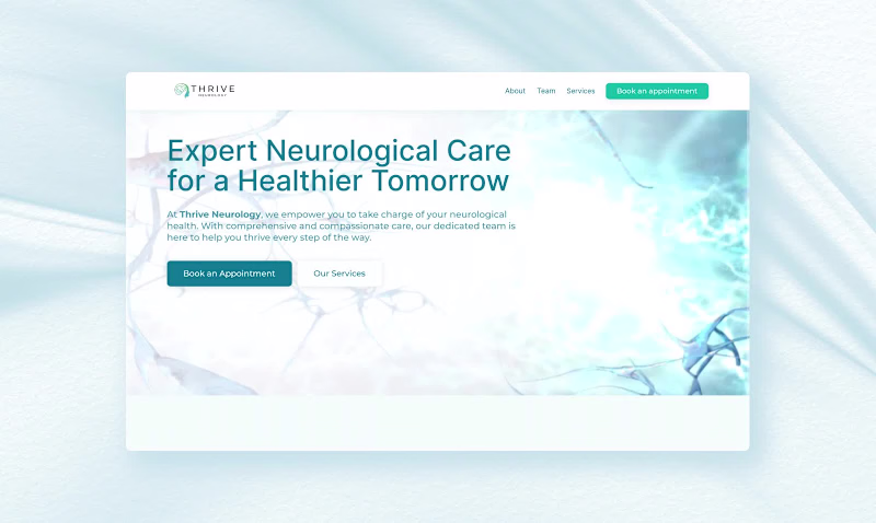 Cover image for Creating a Digital Presence for a Modern Neurology Practice