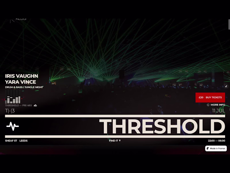 Cover image for The Concept
A music event website