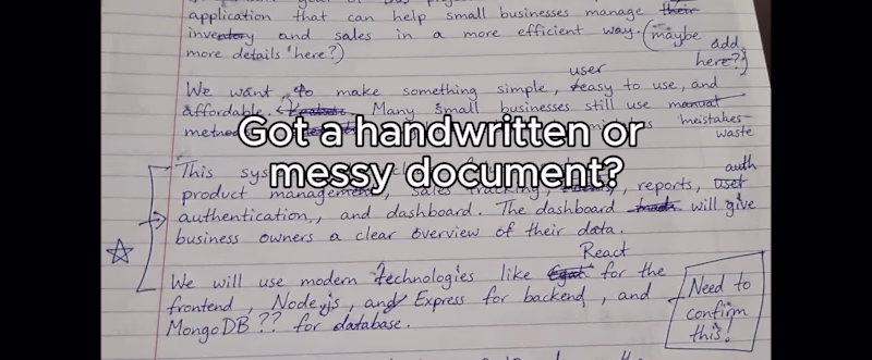 Cover image for Turn any handwritten note, scan,