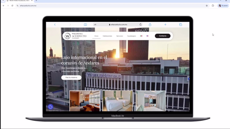 Cover image for Conversion-Focused Hotel Website for a New WorldHotels Property