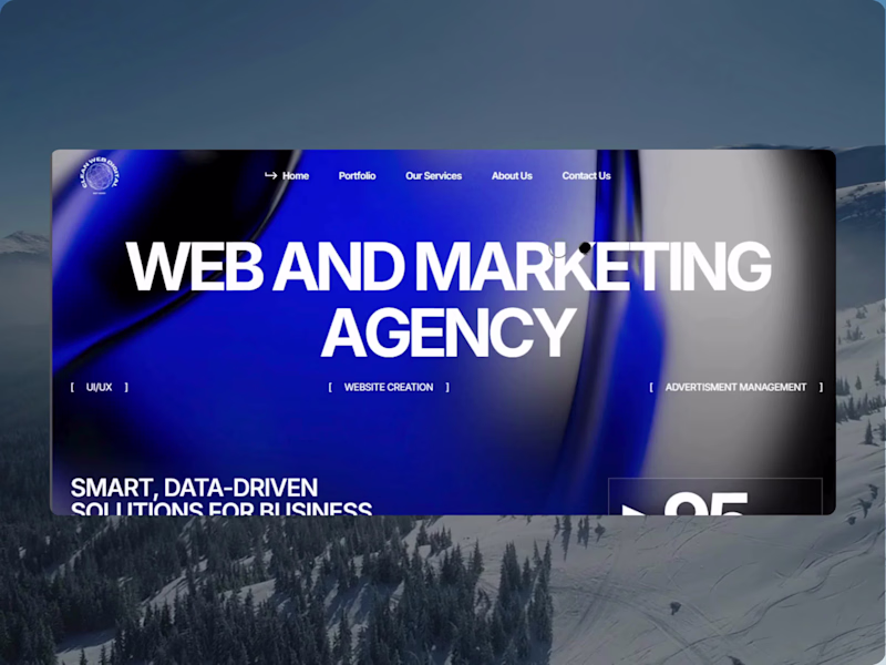 Cover image for Modern Agency Website based on Dubai