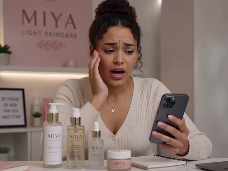 Cover image for Miya Light Skincare AI Promotional Video
