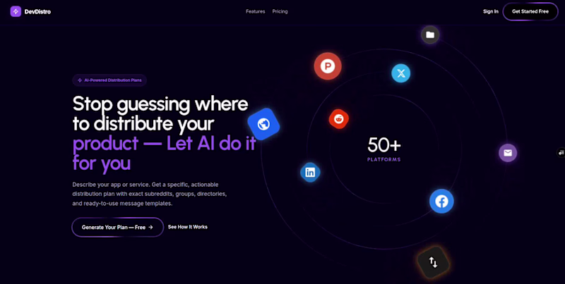 Cover image for DevDistro!
Stop guessing where to distribute