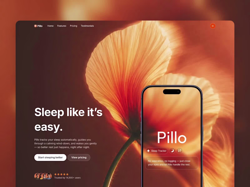 Cover image for Pillo | Mobile App Framer Template is live! A landing page t...