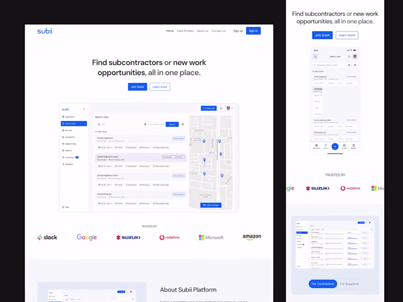Cover image for Subii - Website redesign and Framer implementation