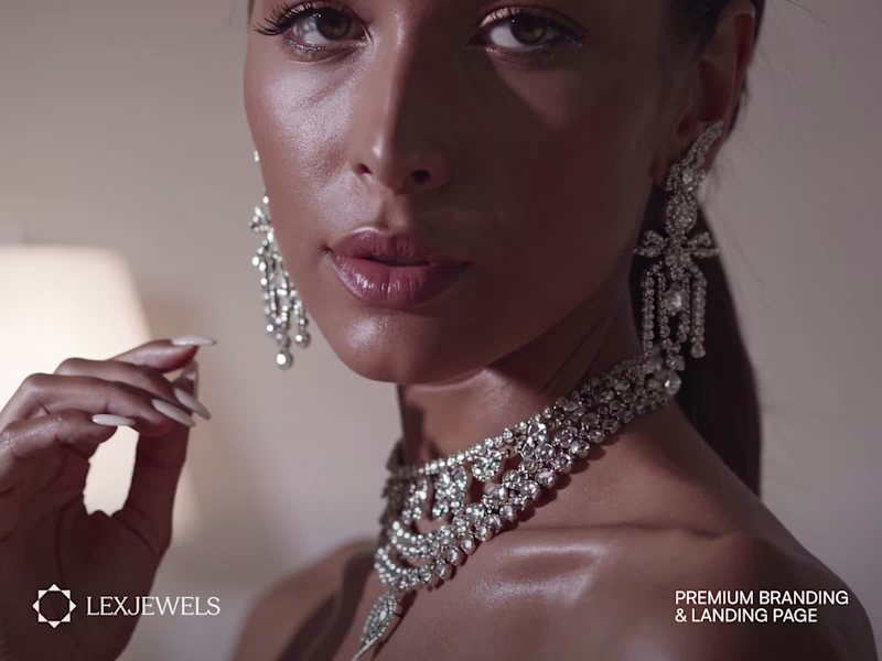 Cover image for Lexjewels Branding & Landing Page Design