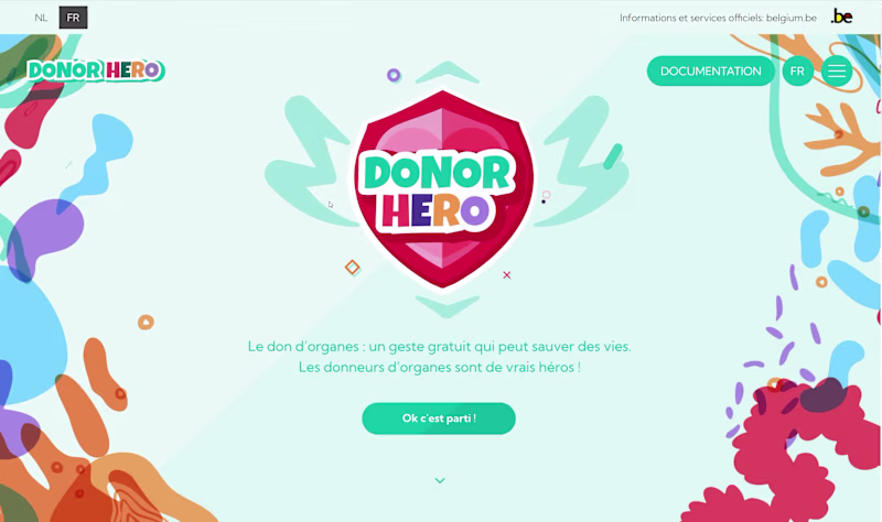 Cover image for 🎮 Donor Hero — Interactive Awareness Game