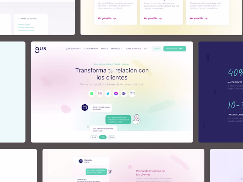 Cover image for A B2B chatbot platform with