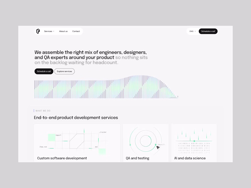 Cover image for Website design for Development Services