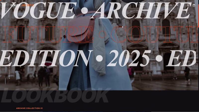 Cover image for VOGUE ARCHIVE | Luxury Fashion Editorial Site.