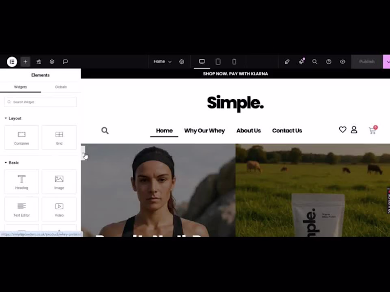 Cover image for Brand Identity and Web Design Simple Powders