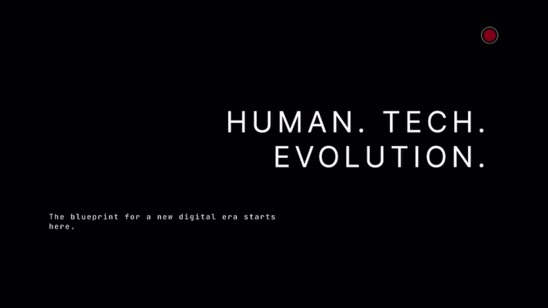 Cover image for PHASE 1: Human Tech evolution. A presentation with futuristi...