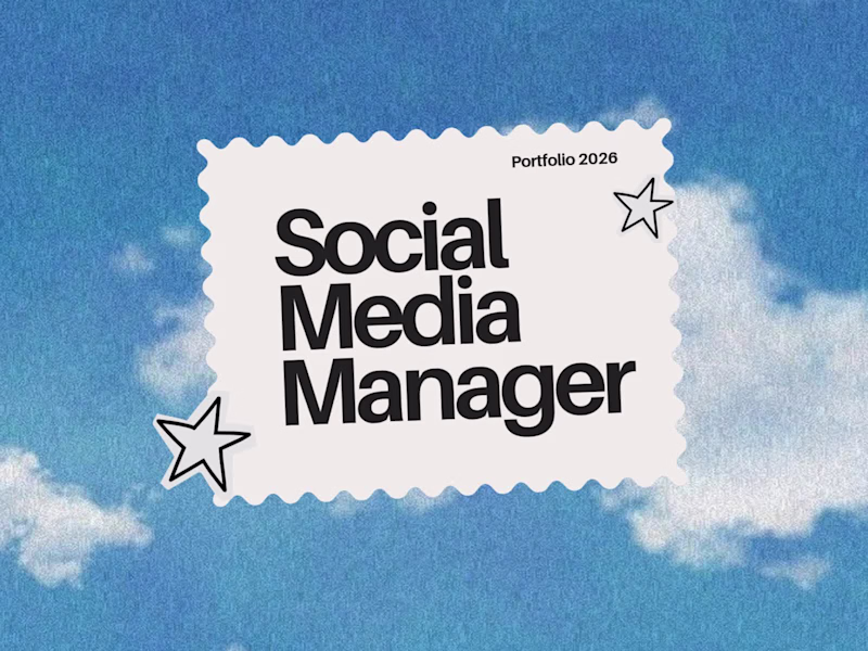 Cover image for Social Media Manager Portfolio 