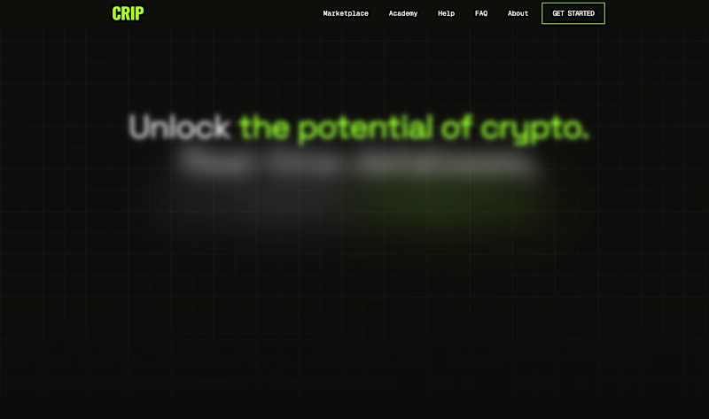 Cover image for Crypto platform animated landing page