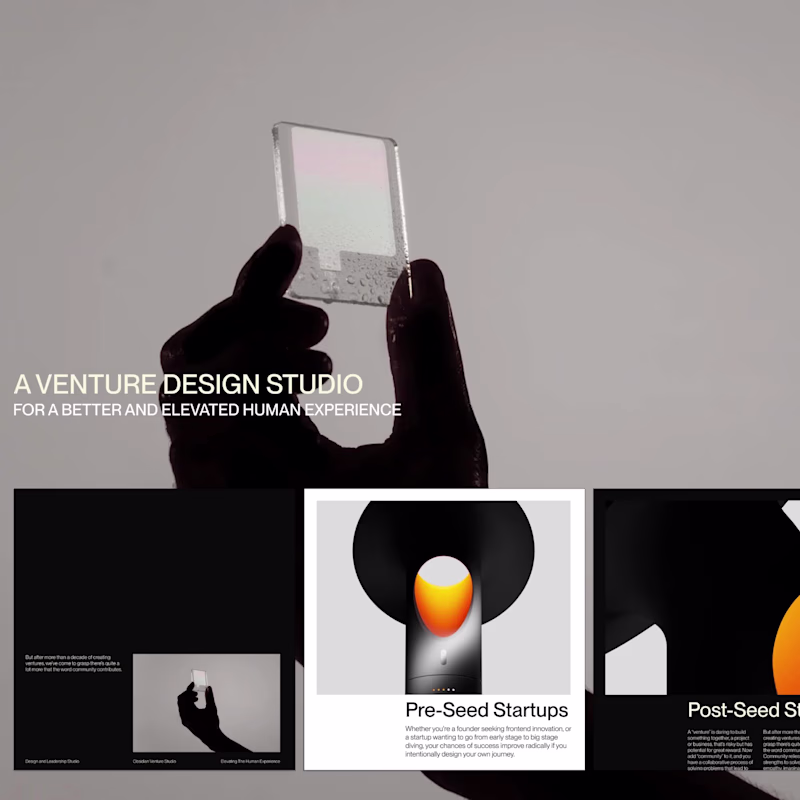 Cover image for Web Design for Obsidian Venture Studio