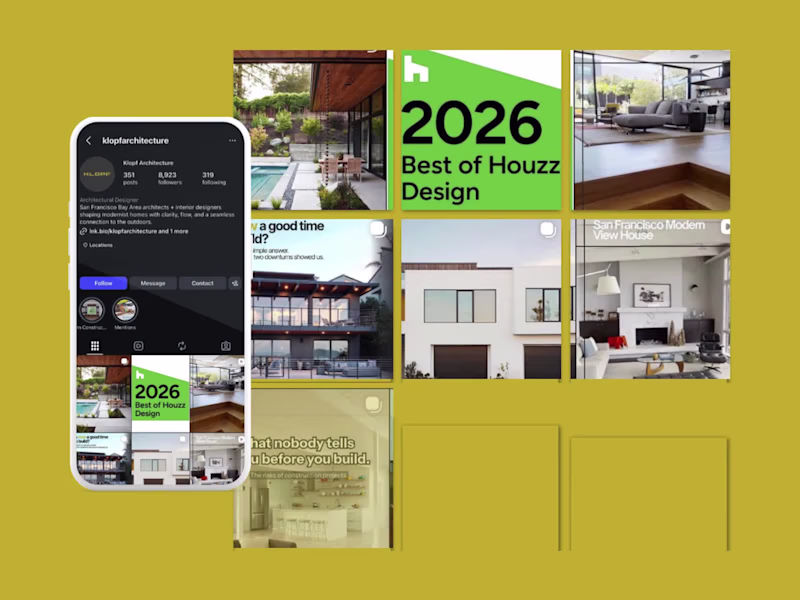 Cover image for Social Media Strategy & Management for Klopf Architecture