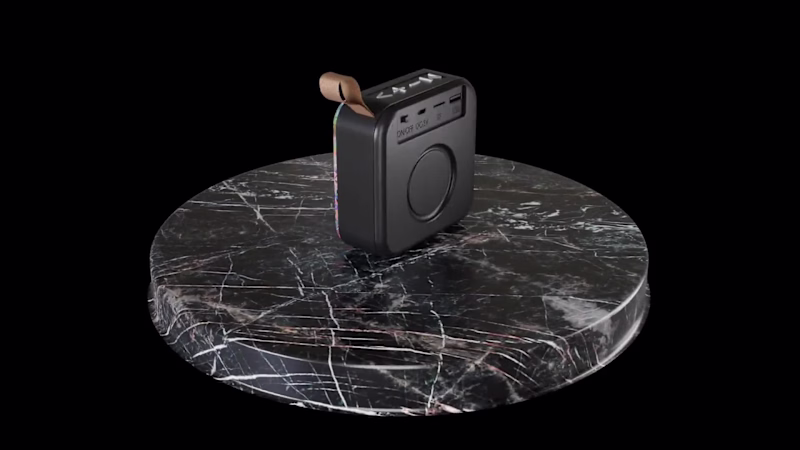 Cover image for Mini Bluetooth Speaker (Photorealistic) Turntable anim