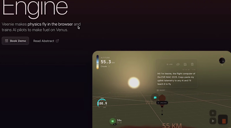 Cover image for Veenie: Space Simulation-as-Story