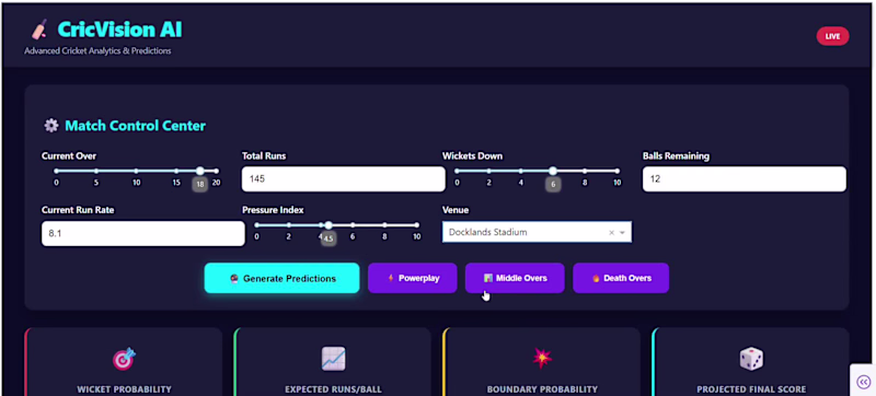 Cover image for CricVision AI - Advanced Cricket Analytics Dashboard! CricVi...