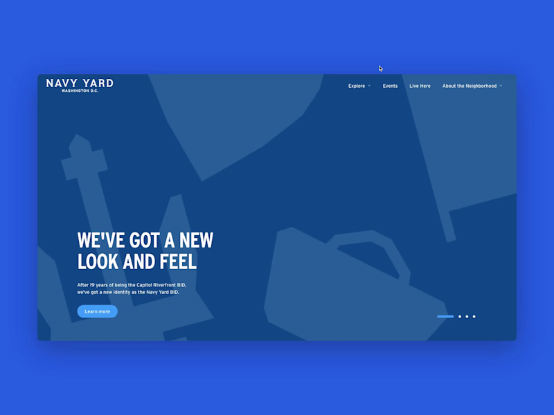Cover image for Navy Yard DC Webflow site